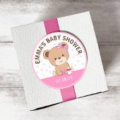 Autocollant Ourson Bébé Mignon (Rose)