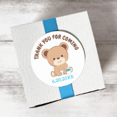 Autocollant Ourson Mignon (fond blanc)
