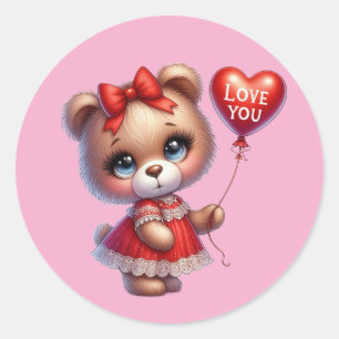Autocollant Ourson Mignon Kawaii – Design Doux et