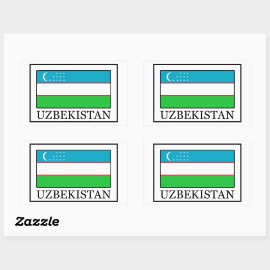 Autocollant Ouzbékistan (Feuille)