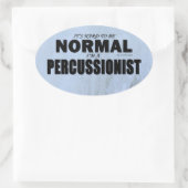 Autocollant Oval Percussionniste Normal (Sac)