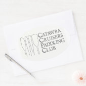 Autocollant ovale (Enveloppe)