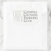 Autocollant ovale (Sac)