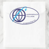 Autocollant ovale (Sac)