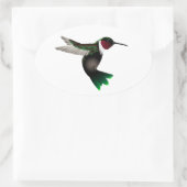 Autocollant ovale (Sac)