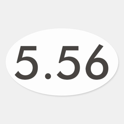 Autocollant ovale AR-15 (Devant)