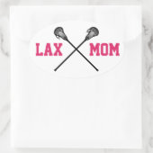 Autocollant ovale CKL "Lax Mom" (Sac)