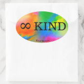 Autocollant ovale de catégorie supérieure (Sac)