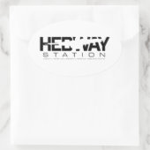 autocollant ovale de la station HEDWAY (Sac)