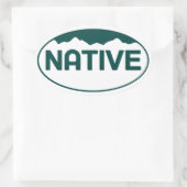 Autocollant ovale du Colorado (Sac)