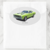 Autocollant ovale Duster 1970 (Sac)