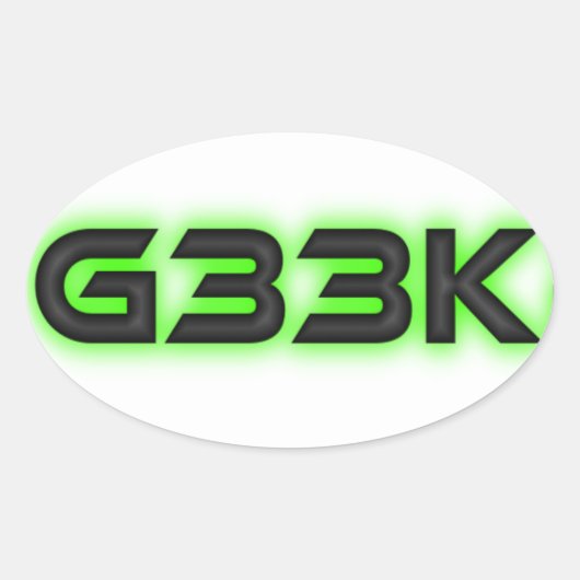 Autocollant ovale G33k (Devant)