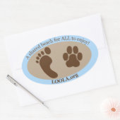 Autocollant ovale : LOOLAorg (Enveloppe)