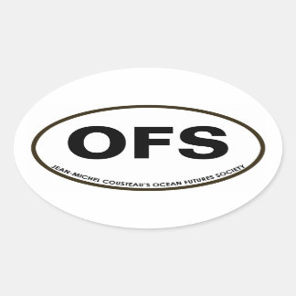 Autocollant ovale OFS