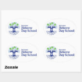 autocollant ovale SHDS (Feuille)