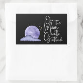 Autocollant Over The Moon With Gratitude (Sac)
