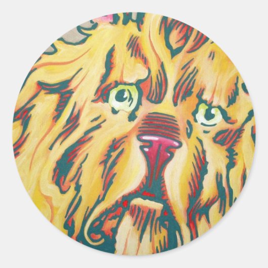 Autocollant Oz - Lion Lâche (Devant)