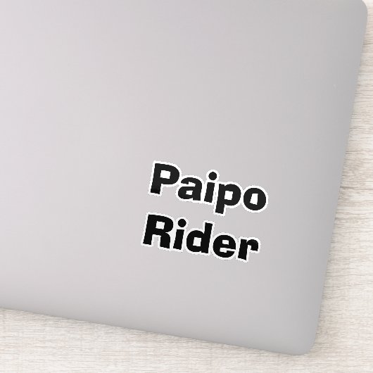 Autocollant Paipo Rider (Détail)