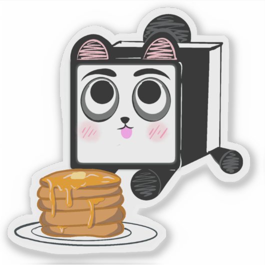 Autocollant Pancake le Panda  (Devant)
