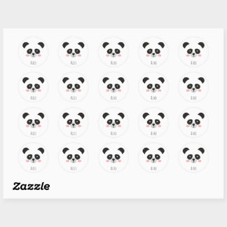 Autocollant Panda Mignon Kawaii – Autocollants de 