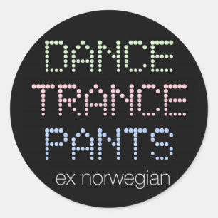 Autocollant Pantalon de danse Trance
