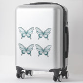 Autocollant Papillon (Sur valise)