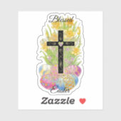 Autocollant Pâques bénies (Feuille)