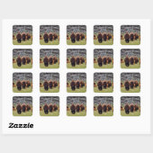 Autocollant Parc National de Yellowstone Bison Buf (Feuille)