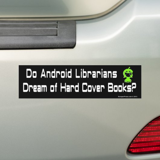 Autocollant pare-chocs Android Libraries (En voiture)