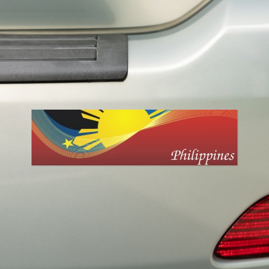 Autocollant pare-chocs aux Philippines (En voiture)