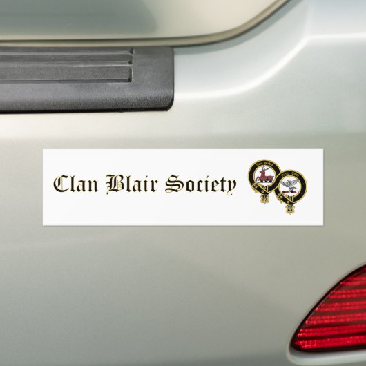 Autocollant pare-chocs Clan Blair Society (En voiture)