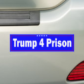 Autocollant pare-chocs de la prison Trump 4 (En voiture)