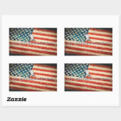 Autocollant pare-chocs de la République américaine (Feuille)