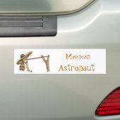 Autocollant pare-chocs de l'astronaute mexicain (En voiture)