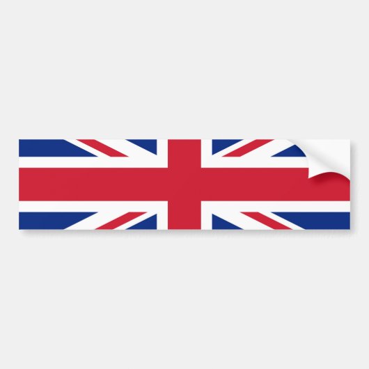 Autocollant pare-chocs de voiture avec un drapeau (Devant)