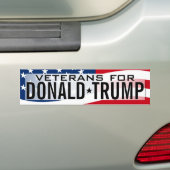 Autocollant pare-chocs Donald Trump (En voiture)