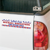 Autocollant pare-chocs du Modèle de campagne perso (Sur camion)