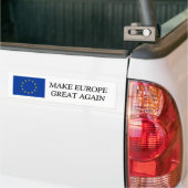 autocollant pare-chocs du pavillon de l'UE | RENDR (Sur camion)