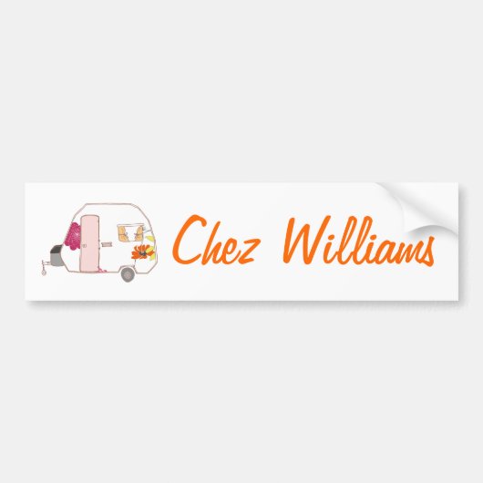 Autocollant pare-chocs du propriétaire de la carav (Devant)