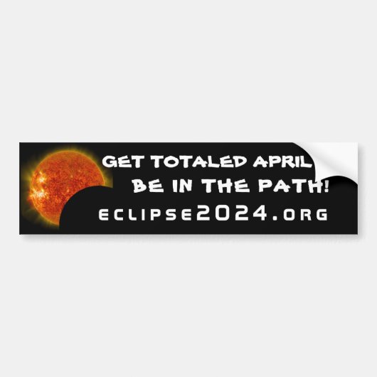 Autocollant pare-chocs Eclipse 2024 (Devant)