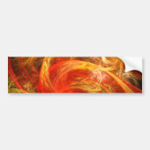 Autocollant pare-chocs Firestorm Nova Abstrait Art (Devant)