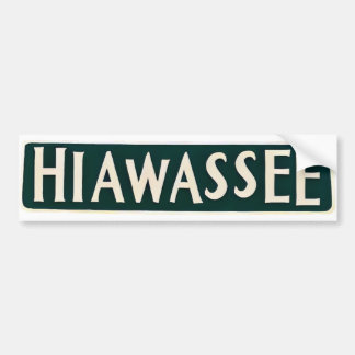 Autocollant pare-chocs Hiawassee