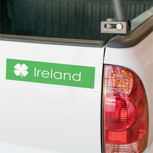 Autocollant pare-chocs Irlande (Sur camion)