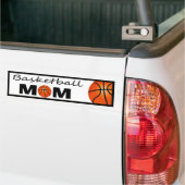 Autocollant pare-chocs maman de basket-ball (Sur camion)