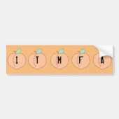 Autocollant pare-chocs orange ITMFA (Devant)