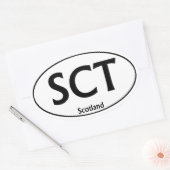 Autocollant pare-chocs ovale SCT Scotland (Enveloppe)