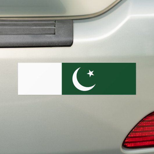 Autocollant pare-chocs pakistanais (En voiture)