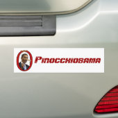 Autocollant pare-chocs Pinocchiobama (En voiture)