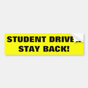 Autocollant pare-chocs pour conducteur étudiant
