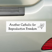 autocollant pare-chocs pour les catholiques pro-ch (En voiture)